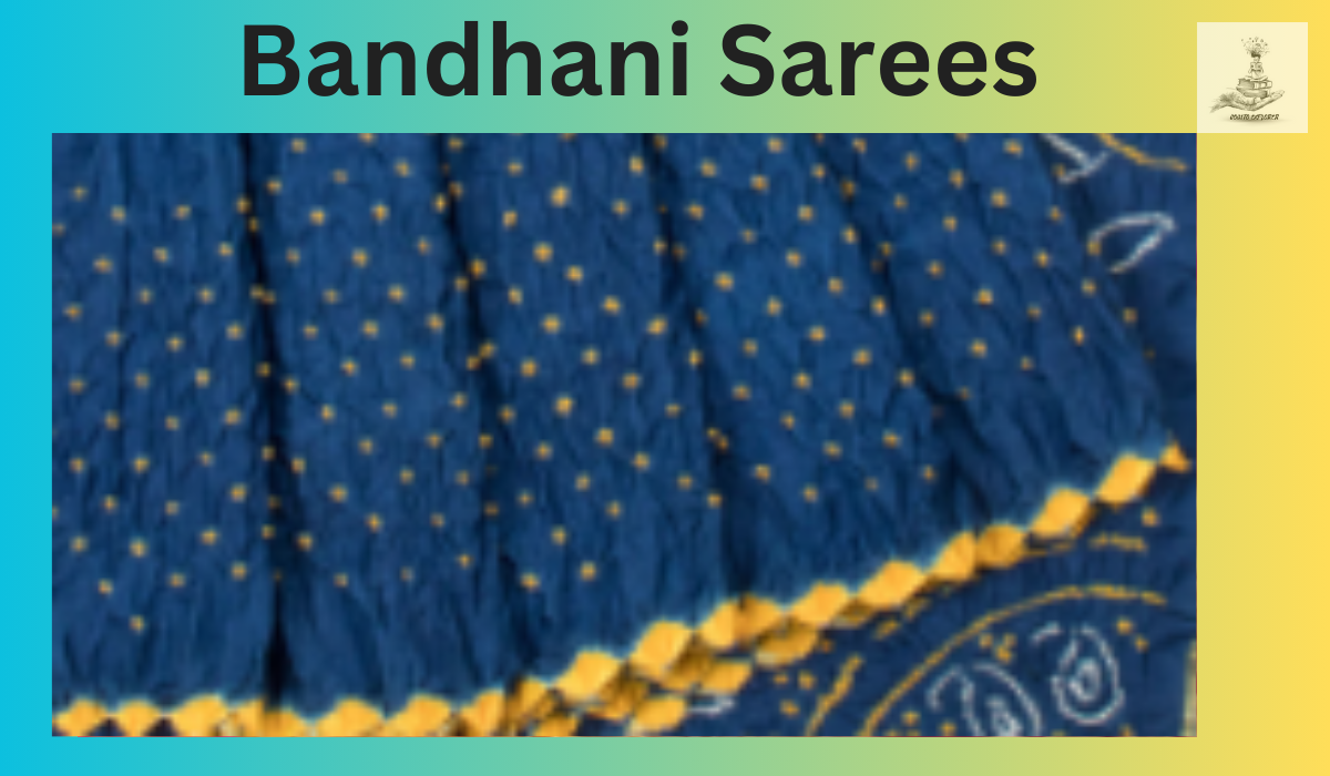 Vibrant Bandhani Saree with Intricate Tie-Dye Patterns