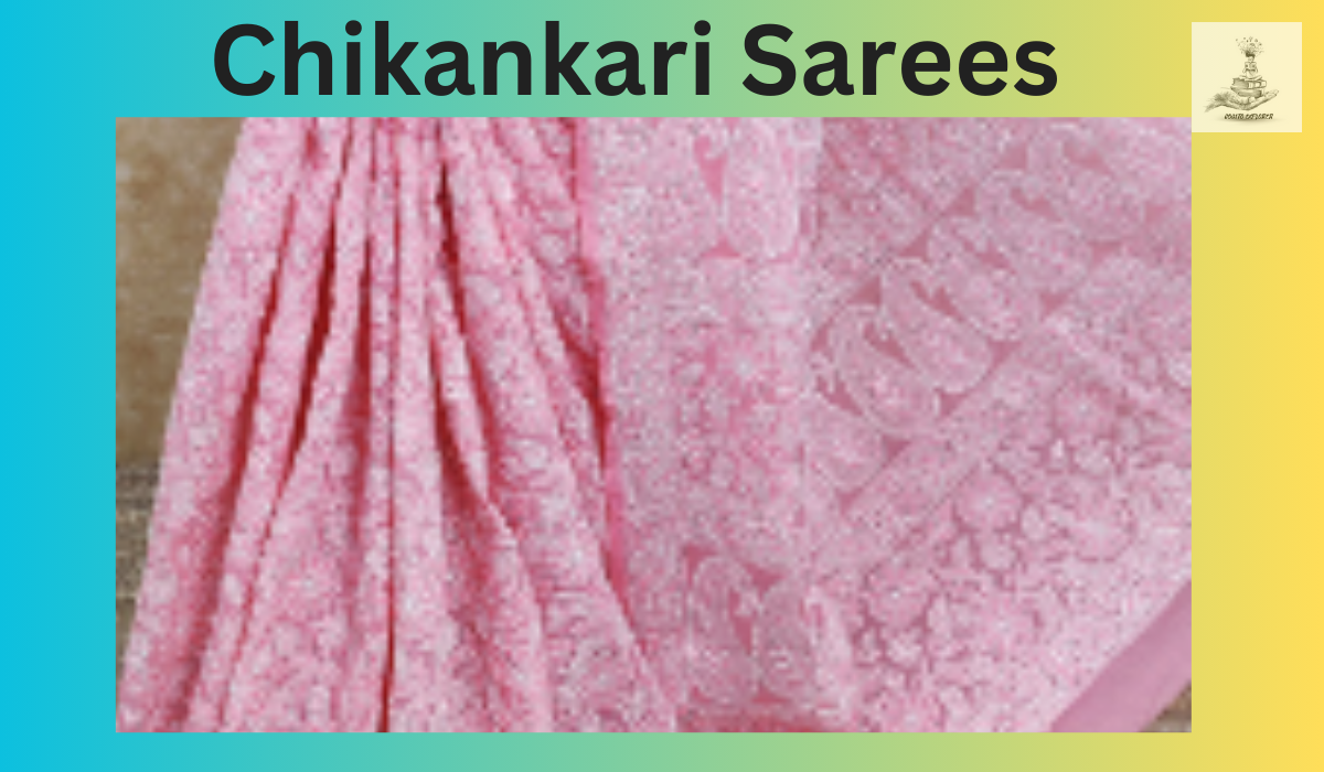 Exquisite Chikankari Saree showcasing delicate hand-embroidery