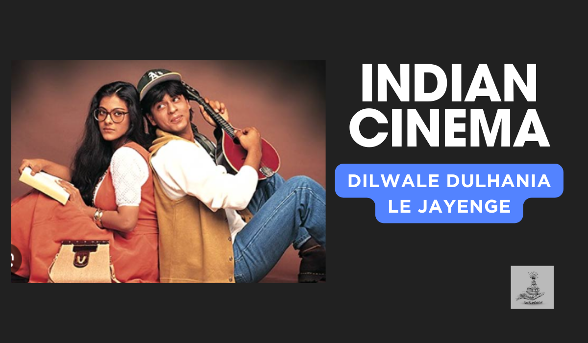  Iconic Bollywood romance scene from "Dilwale Dulhania Le Jayenge.