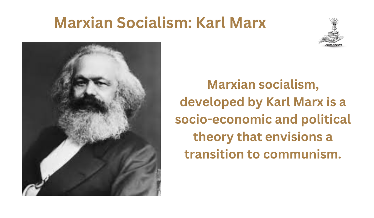 Conceptual representation of Marxian socialism, developed by Karl Marx, depicting the envisioned transition towards communism in socio-economic and political structures.