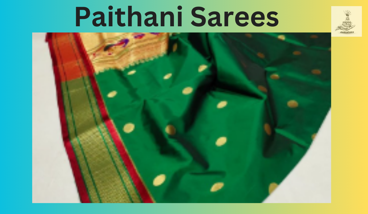 Opulent Paithani Saree with Intricate Zari Weaving.